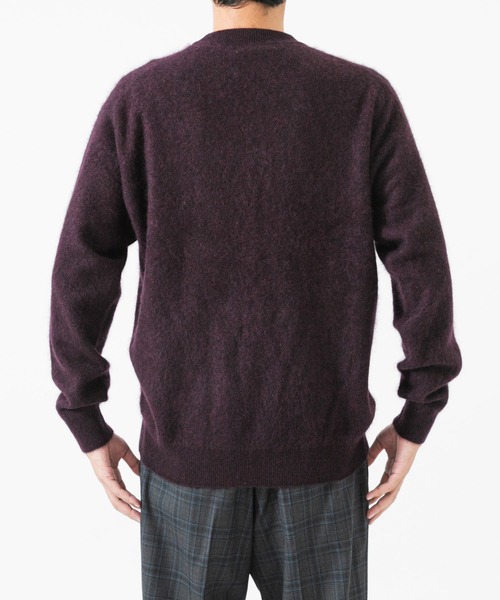 URBAN RESEARCH(アーバンリサーチ)の「FUR WOOL CREW-NECK KNIT(ニット/セーター・メンズ・ブラウン/ライトブルー/ブラック/パープル・LARGE/MEDIUM)」の7枚目の写真