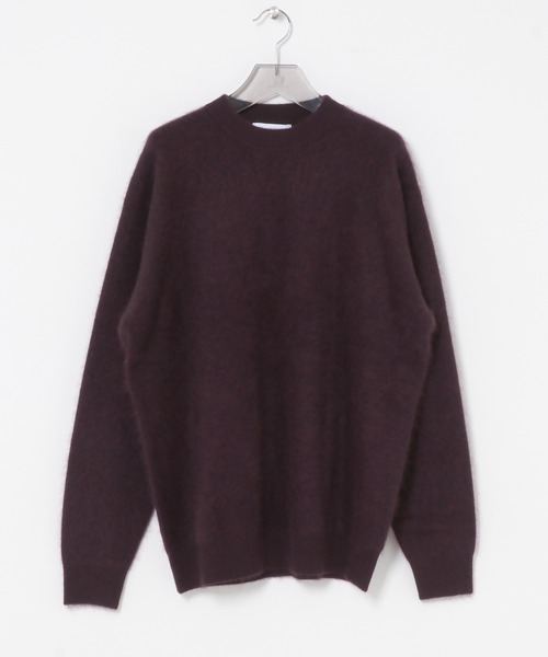 URBAN RESEARCH(アーバンリサーチ)の「FUR WOOL CREW-NECK KNIT(ニット/セーター・メンズ・ブラウン/ライトブルー/ブラック/パープル・LARGE/MEDIUM)」の8枚目の写真