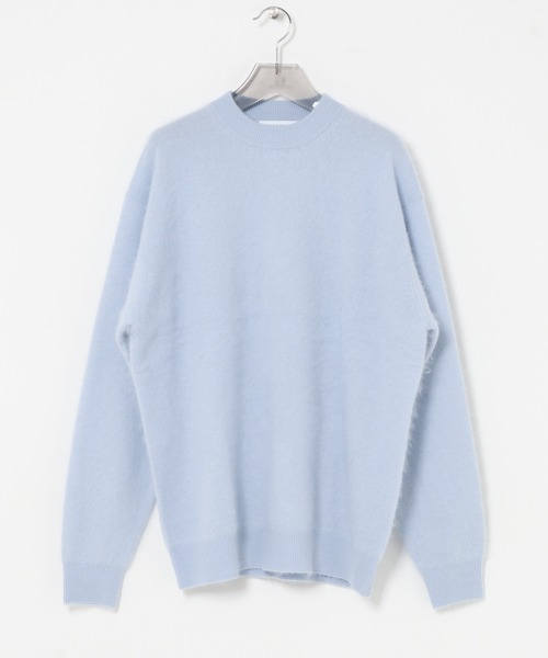 URBAN RESEARCH(アーバンリサーチ)の「FUR WOOL CREW-NECK KNIT(ニット/セーター・メンズ・ブラウン/ライトブルー/ブラック/パープル・LARGE/MEDIUM)」の15枚目の写真