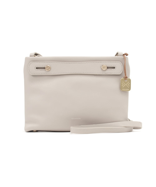 SKAGEN(スカーゲン)の「【BAILA 2016年5月号 / CLASSY 2016年5月号 掲載】MINI MIKKELINE SATCHEL SWH0102(4)(ハンドバッグ・レディース・ブラック/ベビーピンク/オフホワイト/ブルー/バーガンディー/ライトイエロー・FREE)」の1枚目の写真