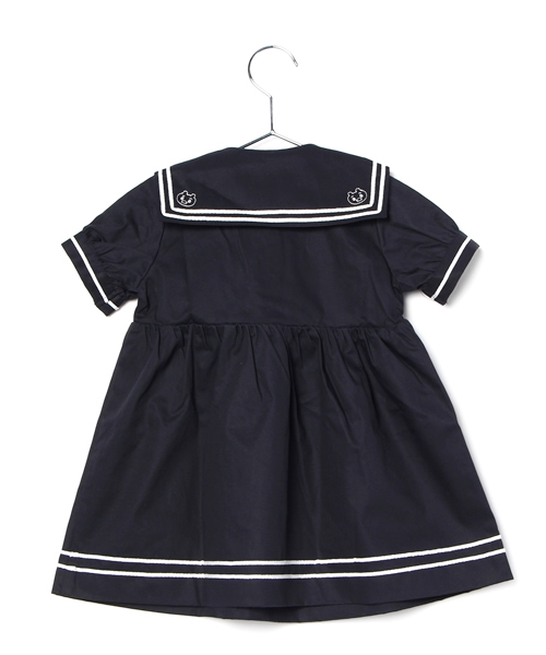 earth music&ecology（アースミュージックアンドエコロジー）の「【Kids】TINNYセーラーワンピース（ワンピース・キッズ・オフホワイト/ネイビー・110cm/100cm/120cm）」の8枚目の写真