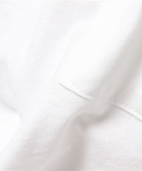 L&HARMONY（エルアンドハーモニー）の「[Fruit of the room / フルーツオブザルーム] 別注ベーシックポケットTシャツ（Tシャツ/カットソー・メンズ・ホワイト/ネイビー/ブラック/グレー・LARGE/MEDIUM）」の5枚目の写真