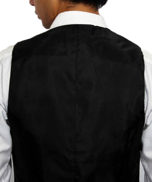 ８(eight)（エイト）の「スーツ生地ジレベスト（ベスト・メンズ・ネイビー/ブラック/グレー/ワイン/ベージュ・LARGE/X-LARGE/MEDIUM/XX-LARGE）」の18枚目の写真