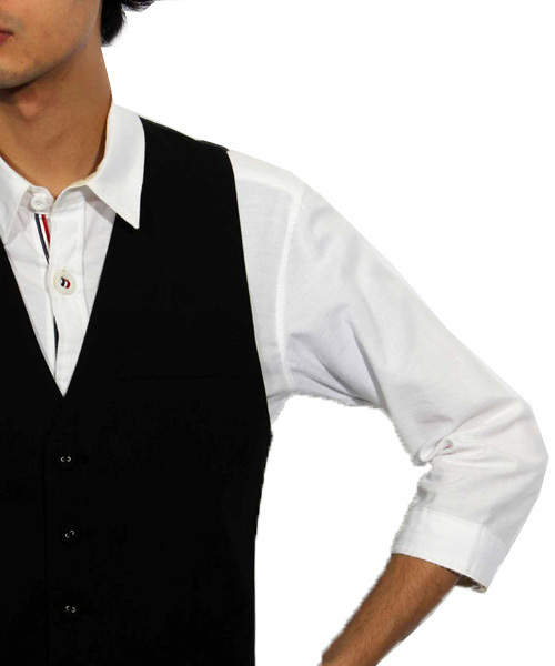 ８(eight)（エイト）の「スーツ生地ジレベスト（ベスト・メンズ・ネイビー/ブラック/グレー/ワイン/ベージュ・LARGE/X-LARGE/MEDIUM/XX-LARGE）」の21枚目の写真