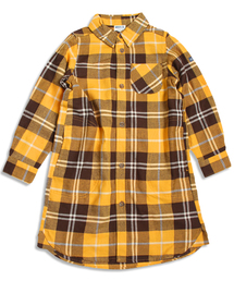 BREEZE | チェックシャツワンピ(ワンピース)