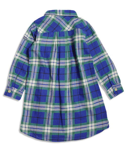 BREEZE（ブリーズ）の「チェックシャツワンピ（ワンピース・キッズ・レッド/イエロー/ブルー・100/80/90/110/130/140/120/95）」の15枚目の写真