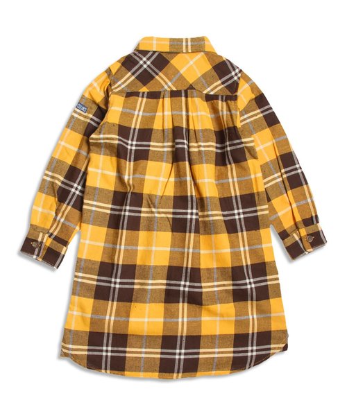 BREEZE（ブリーズ）の「チェックシャツワンピ（ワンピース・キッズ・レッド/イエロー/ブルー・100/80/90/110/130/140/120/95）」の11枚目の写真