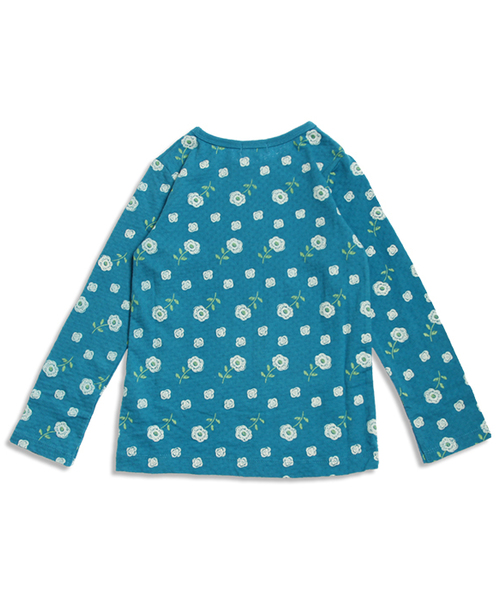 Seraph（セラフ）の「6色3柄長袖Ｔシャツ（Tシャツ/カットソー・キッズ・マスタード/サーモンピンク/エメラルド/アイボリー/グレー/ライトグレー・140/130/110/80/90/95/100/120）」の21枚目の写真