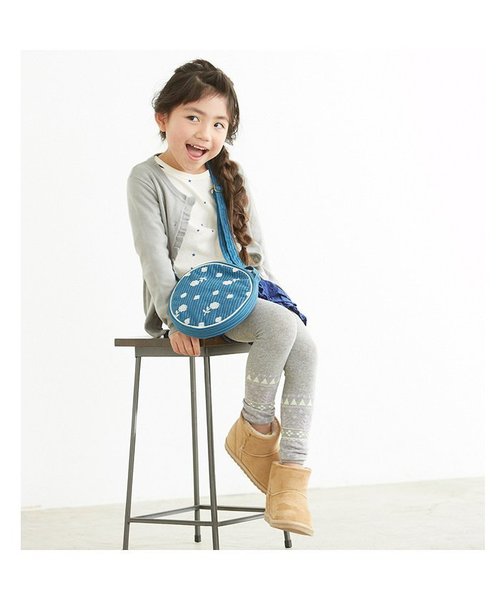 Seraph（セラフ）の「6色3柄長袖Ｔシャツ（Tシャツ/カットソー・キッズ・マスタード/サーモンピンク/エメラルド/アイボリー/グレー/ライトグレー・140/130/110/80/90/95/100/120）」の7枚目の写真