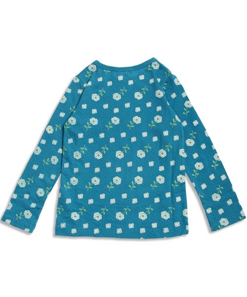 Seraph（セラフ）の「6色3柄長袖Ｔシャツ（Tシャツ/カットソー・キッズ・マスタード/サーモンピンク/エメラルド/アイボリー/グレー/ライトグレー・140/130/110/80/90/95/100/120）」の9枚目の写真