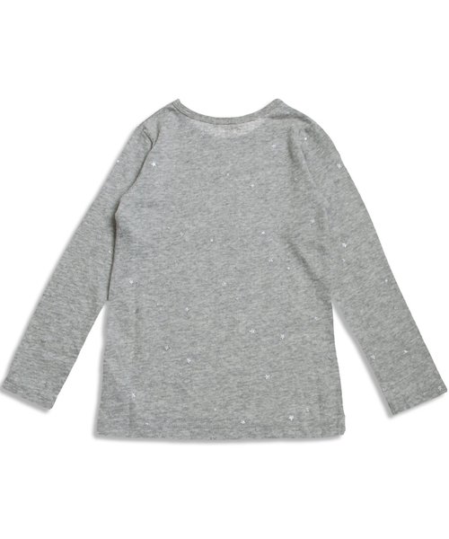 Seraph（セラフ）の「6色3柄長袖Ｔシャツ（Tシャツ/カットソー・キッズ・マスタード/サーモンピンク/エメラルド/アイボリー/グレー/ライトグレー・140/130/110/80/90/95/100/120）」の14枚目の写真