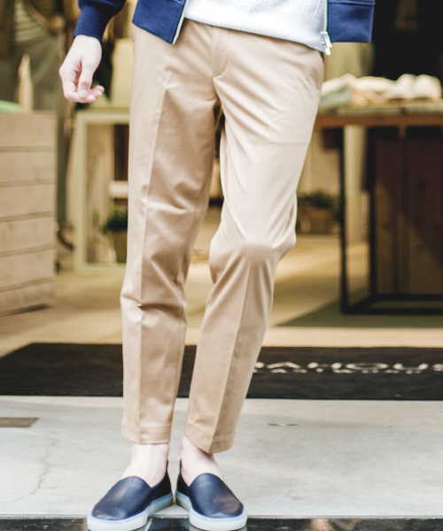 ABAHOUSE（アバハウス）の「カルゼジャージーイージーパンツ（その他パンツ・メンズ・ベージュ/ネイビー/オリーブ/ブラック/グレイッシュブルー・46/48/44/50）」の3枚目の写真