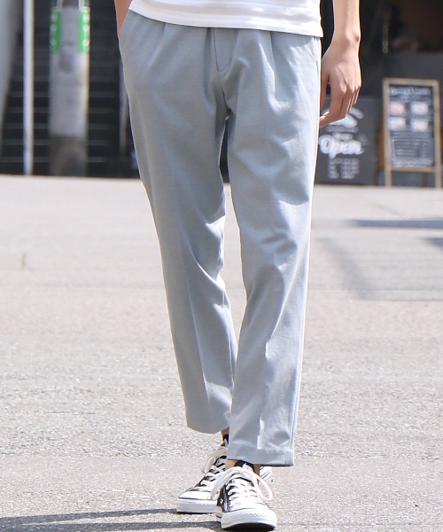 ABAHOUSE（アバハウス）の「カルゼジャージーイージーパンツ（その他パンツ・メンズ・ベージュ/ネイビー/オリーブ/ブラック/グレイッシュブルー・46/48/44/50）」の5枚目の写真