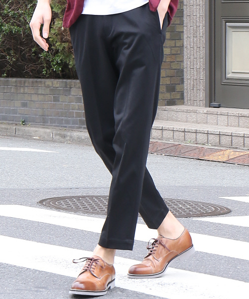 ABAHOUSE（アバハウス）の「カルゼジャージーイージーパンツ（その他パンツ・メンズ・ベージュ/ネイビー/オリーブ/ブラック/グレイッシュブルー・46/48/44/50）」の2枚目の写真