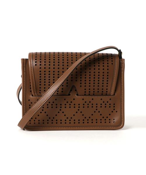 HASHIBAMI（ハシバミ）の「【Hashibami】メッシュスラッシュミニショルダーバッグ/Ha-1609-280（ショルダーバッグ・レディース・シルバー/ネイビー/ブラウン・FREE）」の2枚目の写真