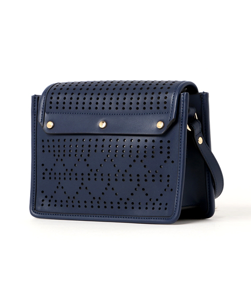 HASHIBAMI（ハシバミ）の「【Hashibami】メッシュスラッシュミニショルダーバッグ/Ha-1609-280（ショルダーバッグ・レディース・シルバー/ネイビー/ブラウン・FREE）」の7枚目の写真