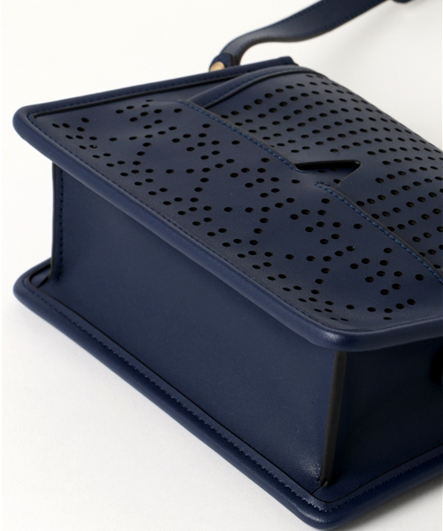 HASHIBAMI（ハシバミ）の「【Hashibami】メッシュスラッシュミニショルダーバッグ/Ha-1609-280（ショルダーバッグ・レディース・シルバー/ネイビー/ブラウン・FREE）」の8枚目の写真