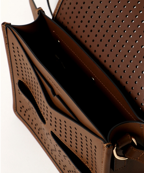 HASHIBAMI（ハシバミ）の「【Hashibami】メッシュスラッシュミニショルダーバッグ/Ha-1609-280（ショルダーバッグ・レディース・シルバー/ネイビー/ブラウン・FREE）」の6枚目の写真