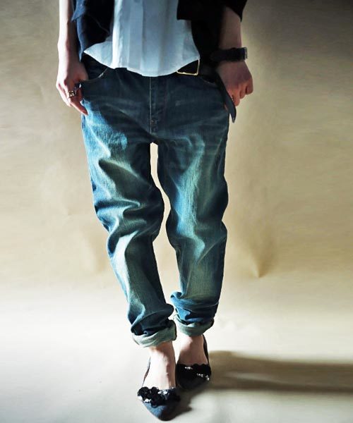 antiqua（アンティカ）の「オリジナルotonaデニム（デニムパンツ・レディース・インディゴブルー/ブルー系その他/ブルー・S/LL/M/L）」の3枚目の写真