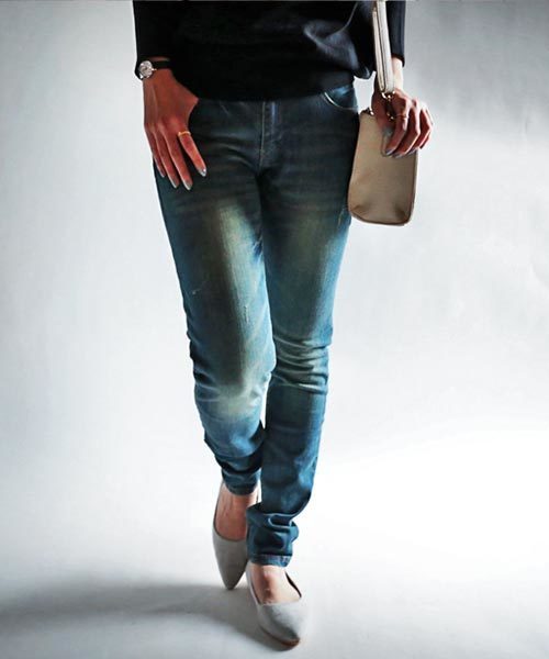 antiqua（アンティカ）の「オリジナルotonaデニム（デニムパンツ・レディース・インディゴブルー/ブルー系その他/ブルー・S/LL/M/L）」の7枚目の写真