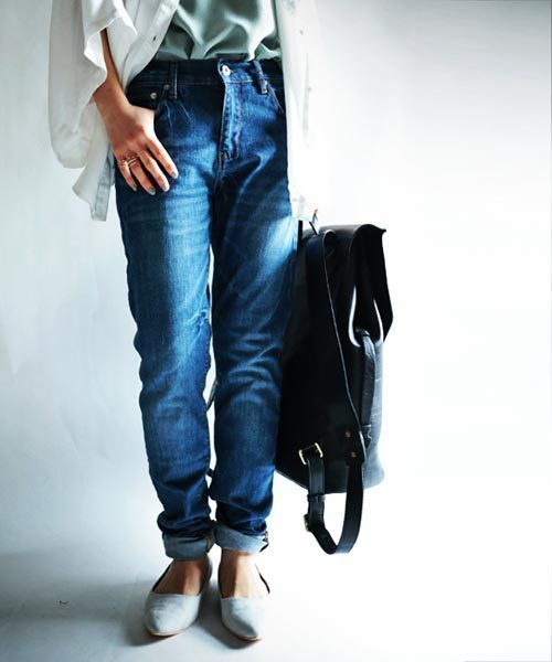 antiqua（アンティカ）の「オリジナルotonaデニム（デニムパンツ・レディース・インディゴブルー/ブルー系その他/ブルー・S/LL/M/L）」の8枚目の写真