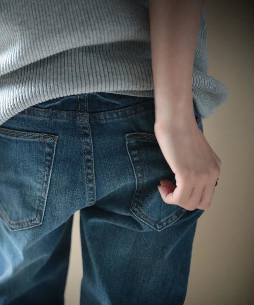 antiqua（アンティカ）の「オリジナルotonaデニム（デニムパンツ・レディース・インディゴブルー/ブルー系その他/ブルー・S/LL/M/L）」の22枚目の写真