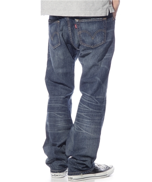 RIBORN galleryの「LEVI'S 501 リペア加工（デニムパンツ・メンズ・インディゴブルー・29inch/31inch/33inch）」の2枚目の写真