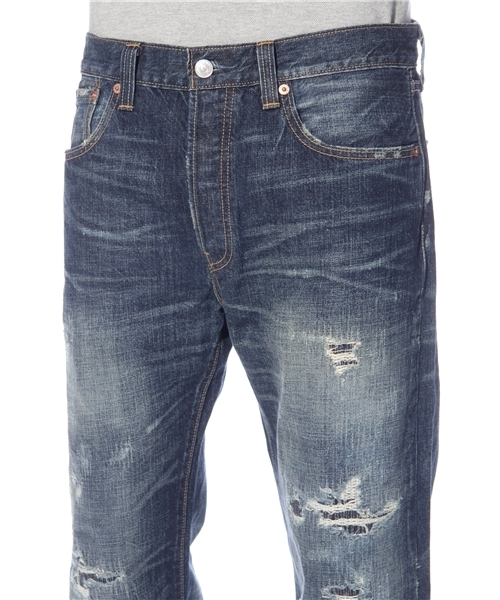 RIBORN galleryの「LEVI'S 501 リペア加工（デニムパンツ・メンズ・インディゴブルー・29inch/31inch/33inch）」の5枚目の写真