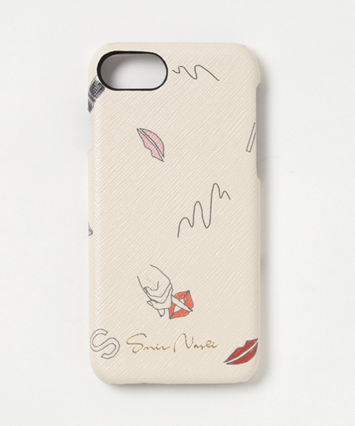 SMIR NASLI（サミールナスリ）の「Lip Moitf Mobilecase 6/6s/7（スマホケース/カバー・レディース・イエロー/ホワイト/ピンク・フリー）」の2枚目の写真