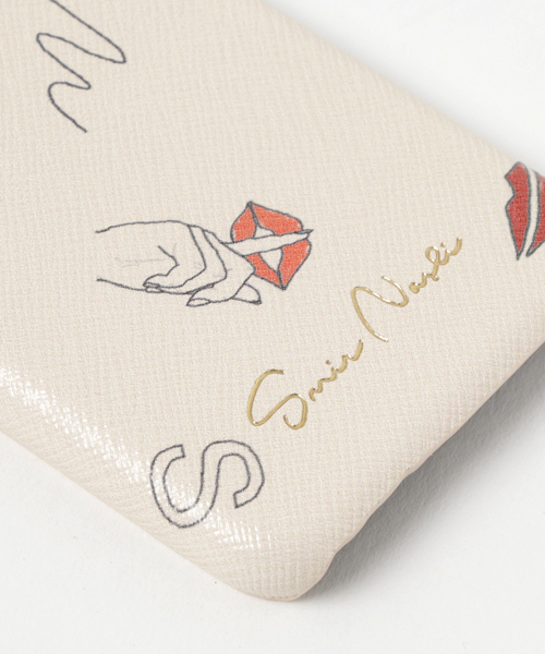 SMIR NASLI（サミールナスリ）の「Lip Moitf Mobilecase 6/6s/7（スマホケース/カバー・レディース・イエロー/ホワイト/ピンク・フリー）」の6枚目の写真