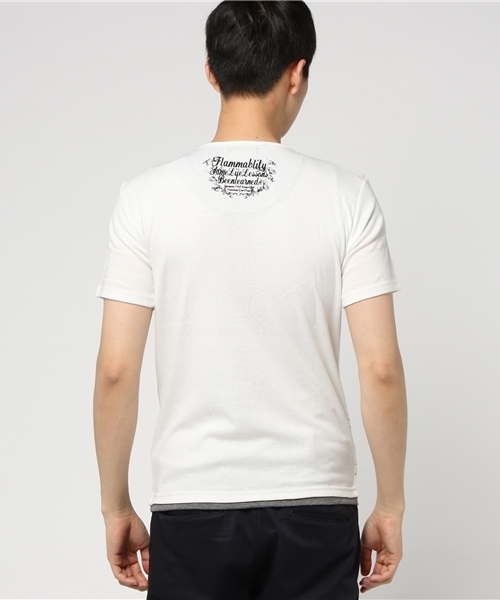 【05 BURNER SELECT】レースアップTシャツ 【05 BURNER SELECT】レースアップTシャツ