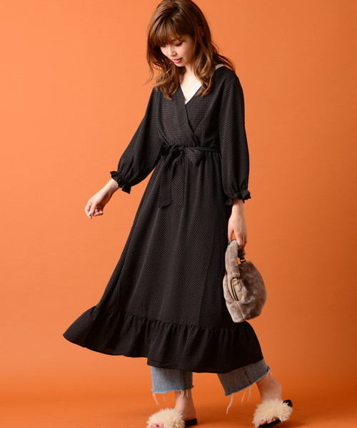 natural couture（ナチュラルクチュール）の「ドット柄カシュクール