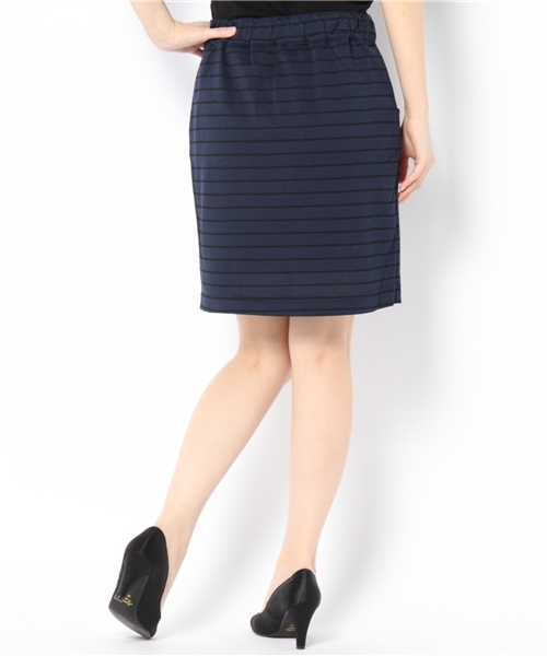 Chico（チコ）の「カノコボーダータイトSK（スカート・レディース・アイボリー/ミント/サックスブルー/ネイビー・FREE）」の10枚目の写真