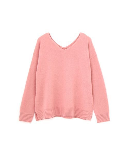 NATURAL BEAUTY BASIC（ナチュラルビューティーベーシック）の「【JJ 12月号掲載】ソフトヘアリーニット（ニット/セーター・レディース・グレー/ベージュ/カーキ/ピンク/ベージュ系その他・MEDIUM）」の5枚目の写真