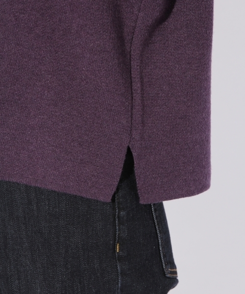 niko and...（ニコアンド）の「袖刺繍2WAYプルオーバー（ニット/セーター・レディース・パープル/ネイビー/オフホワイト/チャコール・MEDIUM/LARGE）」の19枚目の写真