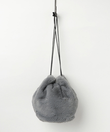 Beau're | Beaure ビュレ フェイクファー 巾着バッグ M(ショルダーバッグ)