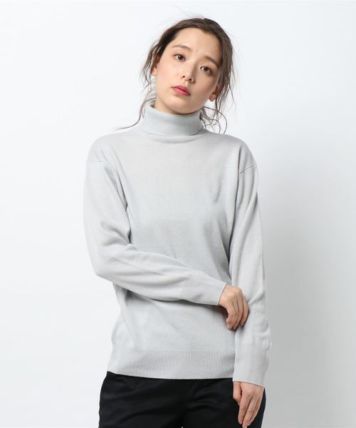 plage（プラージュ）の「Cashmere タートルネックプルオーバー◆（ニット/セーター・レディース・ブラック/グレー/バーガンディー・FREE）」の7枚目の写真