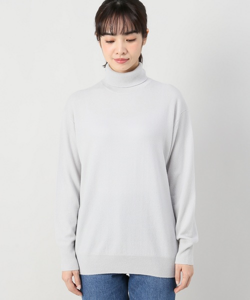 plage（プラージュ）の「Cashmere タートルネックプルオーバー◆（ニット/セーター・レディース・ブラック/グレー/バーガンディー・FREE）」の10枚目の写真