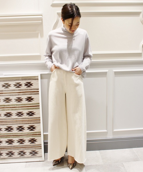 plage（プラージュ）の「Cashmere タートルネックプルオーバー◆（ニット/セーター・レディース・ブラック/グレー/バーガンディー・FREE）」の12枚目の写真