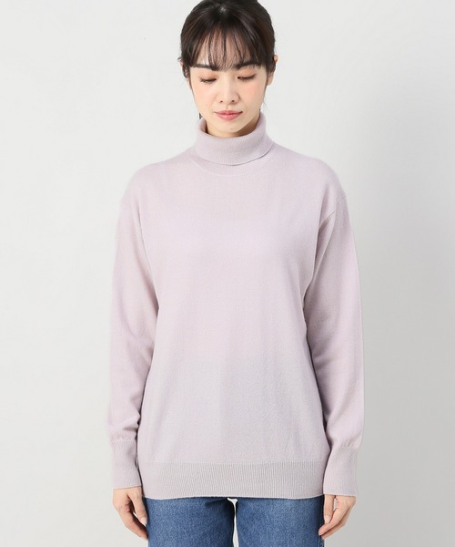 plage（プラージュ）の「Cashmere タートルネックプルオーバー◆（ニット/セーター・レディース・ブラック/グレー/バーガンディー・FREE）」の18枚目の写真