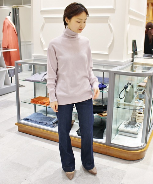 plage（プラージュ）の「Cashmere タートルネックプルオーバー