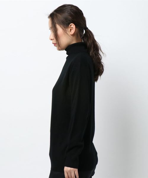 plage（プラージュ）の「Cashmere タートルネックプルオーバー◆（ニット/セーター・レディース・ブラック/グレー/バーガンディー・FREE）」の4枚目の写真