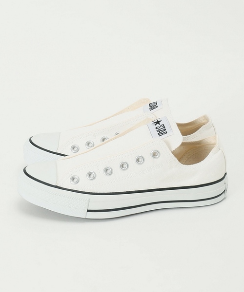 CONVERSE（コンバース）の「CONVERSE ALL STAR SLIP 3 OX スリップ3OX（スニーカー・レディース・ホワイト/ベージュ/オレンジ/ブラック・23/23.5/24/24.5/25）」の2枚目の写真