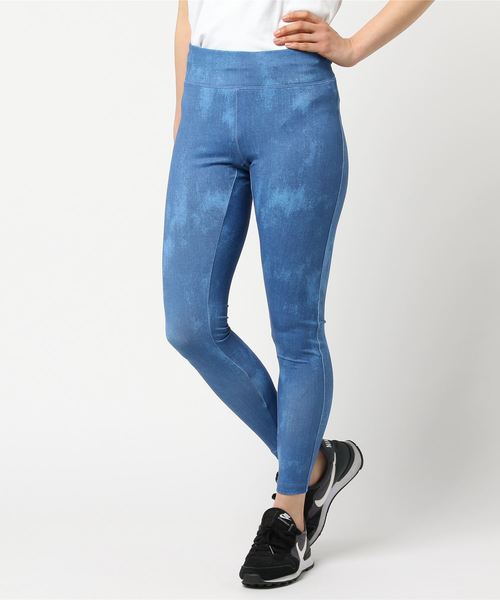 BAYFLOW（ベイフロー）の「BAYFLOW／【DANSKIN(ダンスキン）】デニムパンツ（レギンス/スパッツ・レディース・インディゴブルー/クリアブルー・SMALL/MEDIUM）」の2枚目の写真