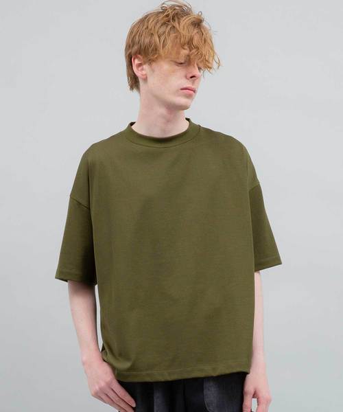 UNITED TOKYO(ユナイテッドトウキョウ)の「ギザコットンオーバーサイズTee(Tシャツ/カットソー・メンズ・ベージュ/オフホワイト/ブラック/ネイビー/カーキ・1/2/3)」の4枚目の写真