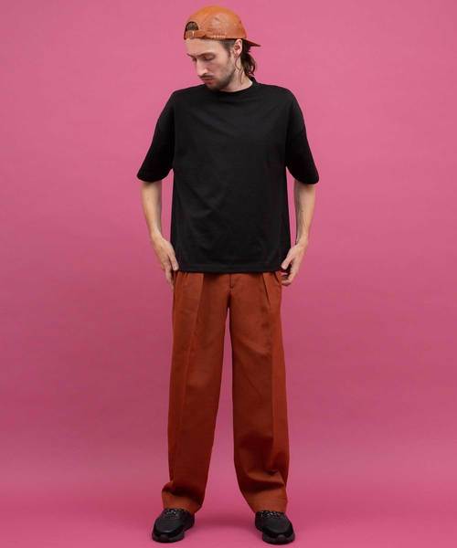 UNITED TOKYO(ユナイテッドトウキョウ)の「ギザコットンオーバーサイズTee(Tシャツ/カットソー・メンズ・ベージュ/オフホワイト/ブラック/ネイビー/カーキ・1/2/3)」の15枚目の写真