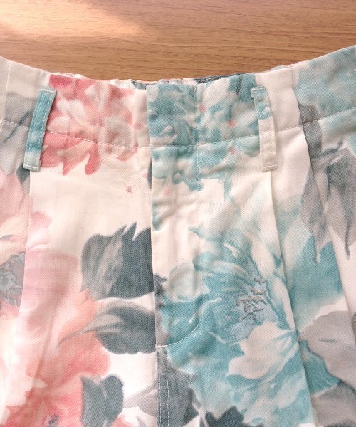 Another Edition（アナザーエディション）の「AE[A]FLOWER PRT PT（その他パンツ・レディース・ホワイト/ケリー/コバルトブルー・SMALL/MEDIUM）」の14枚目の写真