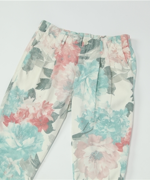 Another Edition（アナザーエディション）の「AE[A]FLOWER PRT PT（その他パンツ・レディース・ホワイト/ケリー/コバルトブルー・SMALL/MEDIUM）」の6枚目の写真