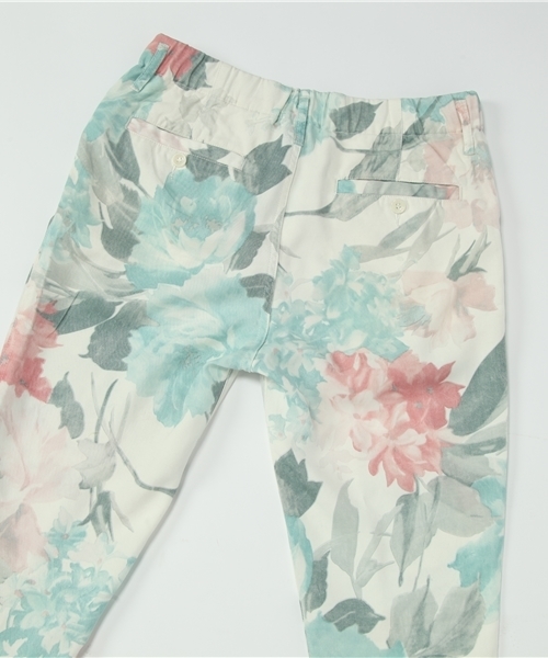 Another Edition（アナザーエディション）の「AE[A]FLOWER PRT PT（その他パンツ・レディース・ホワイト/ケリー/コバルトブルー・SMALL/MEDIUM）」の7枚目の写真