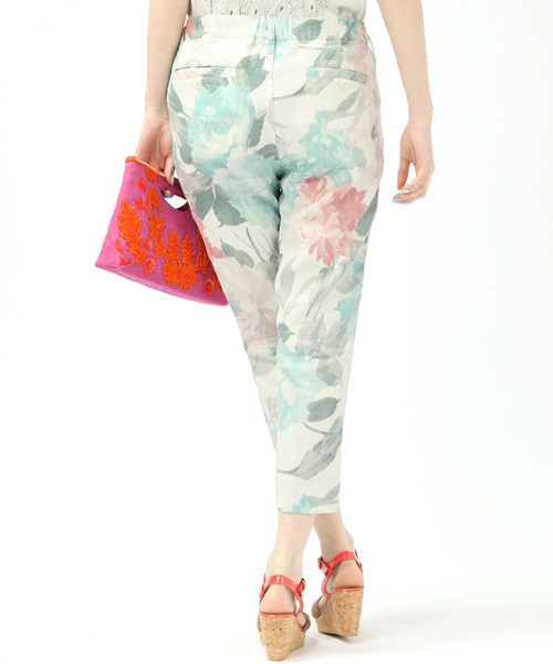 Another Edition（アナザーエディション）の「AE[A]FLOWER PRT PT（その他パンツ・レディース・ホワイト/ケリー/コバルトブルー・SMALL/MEDIUM）」の12枚目の写真